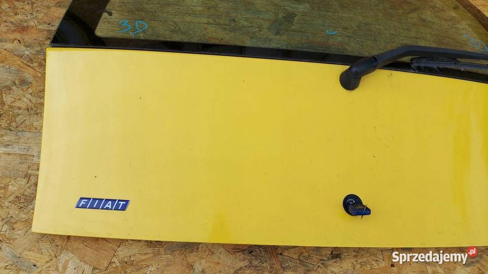TYLNA KLAPA BAGAŻNIKA TYŁ SZYBA FIAT PUNTO II 2 osobowe Rudziniec