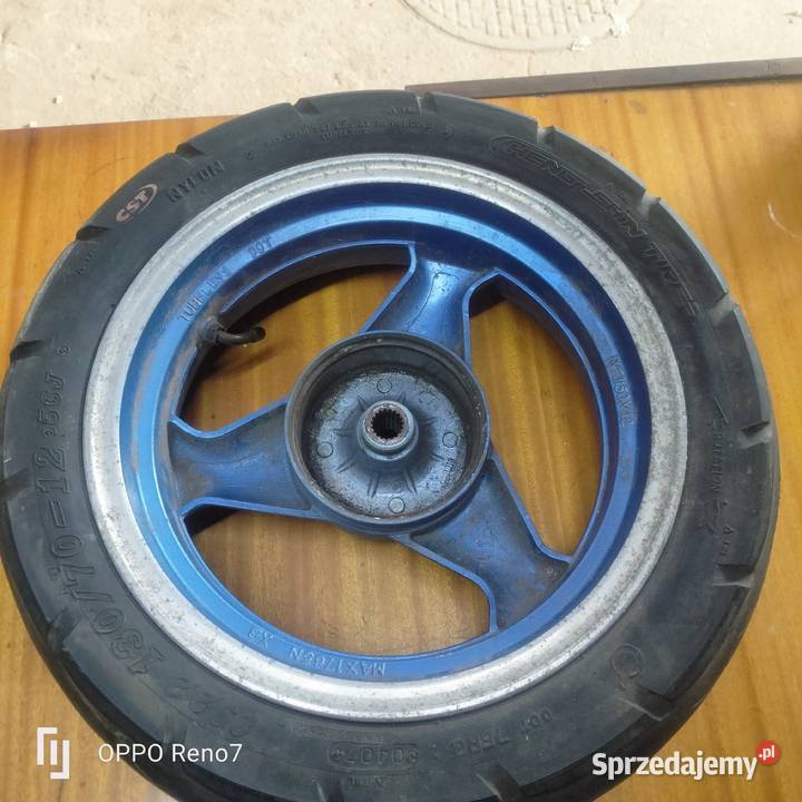 Tylne koło 12 19 frezów skuter 4T Łubno