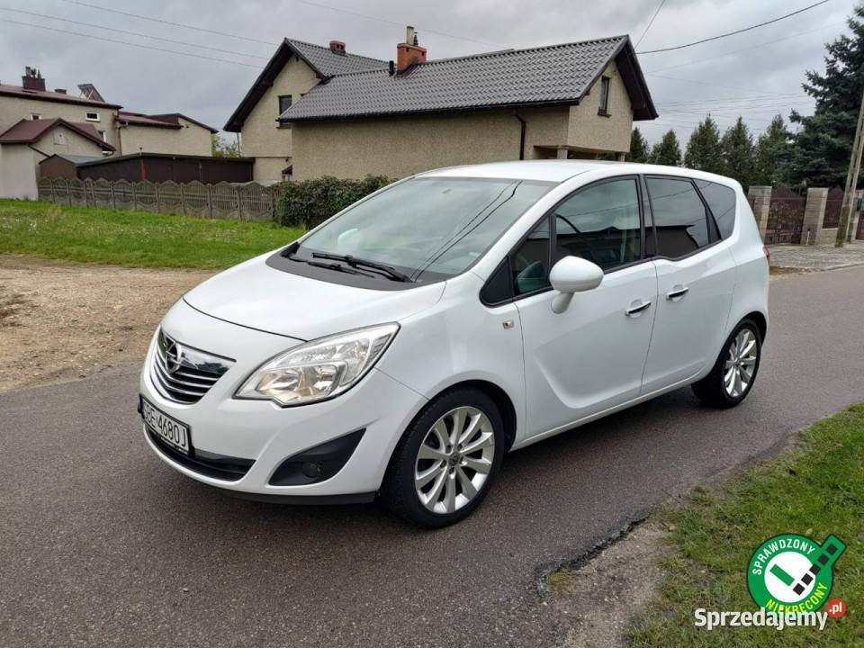 Opel Meriva 14 Turbo Cosmo wyposażenie Wzorowy komputer pokładowy Wojkowice Kościelne sprzedam