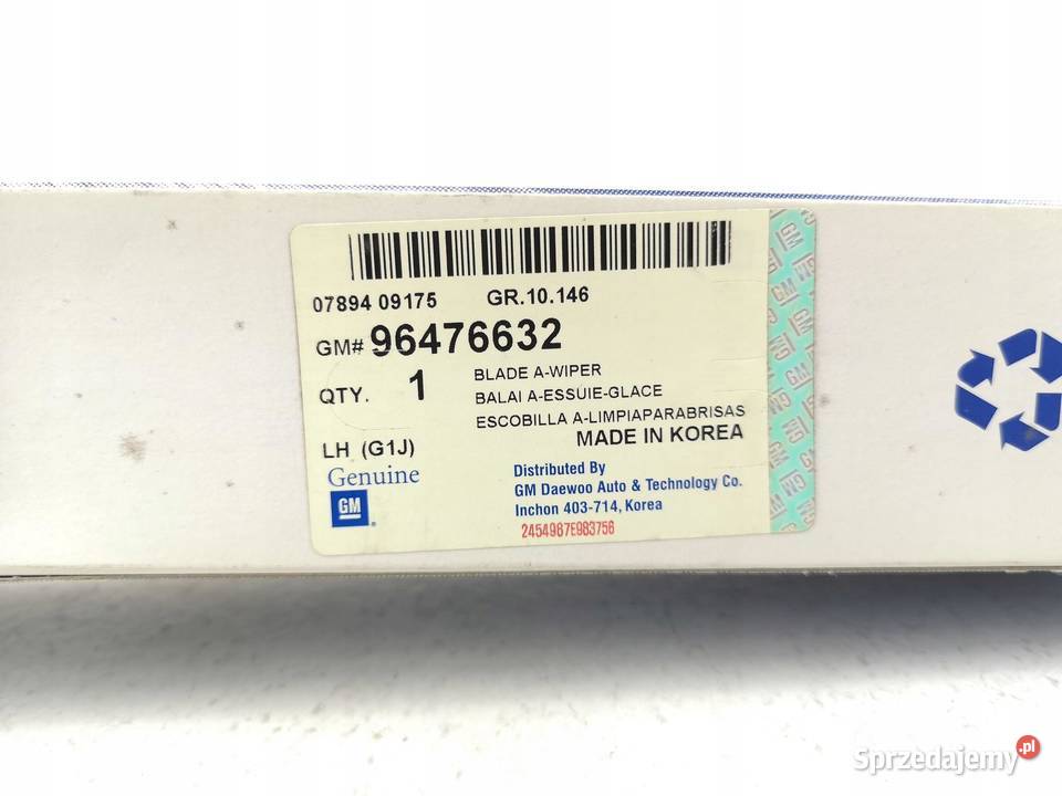 PIÓRO WYCIERACZKI LEWY PRZÓD LACETTI 0410 ORI