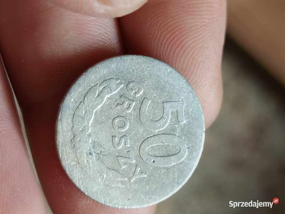 Sprzedam monete 50 gr 1949 r lllllll Chełm sprzedam
