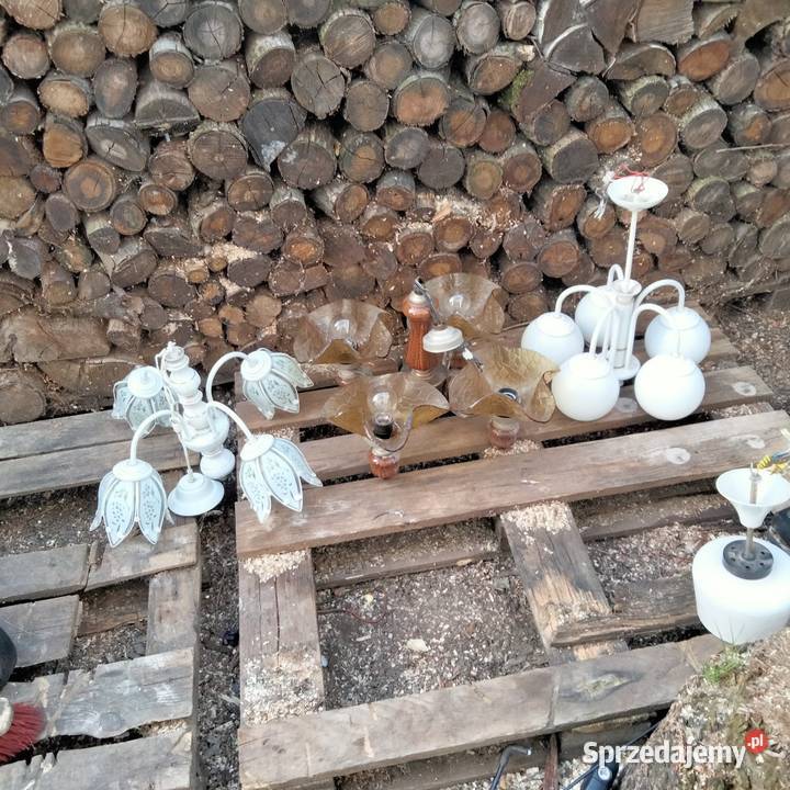 Żyrandol ceramiczny PRL Antyki Antyki, Sztuka, Kolekcje Ostrów Wielkopolski