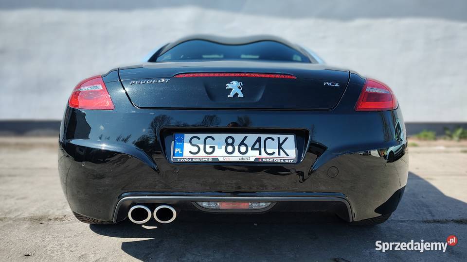Peugeot RCZ 16 benzyna 2012 154 200 czarny Zabrze
