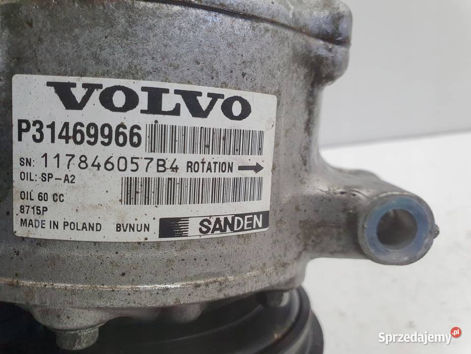 Volvo V40 II 15 T turbo SPRĘŻARKA KLIMATYZACJI Kompresory klimatyzacji