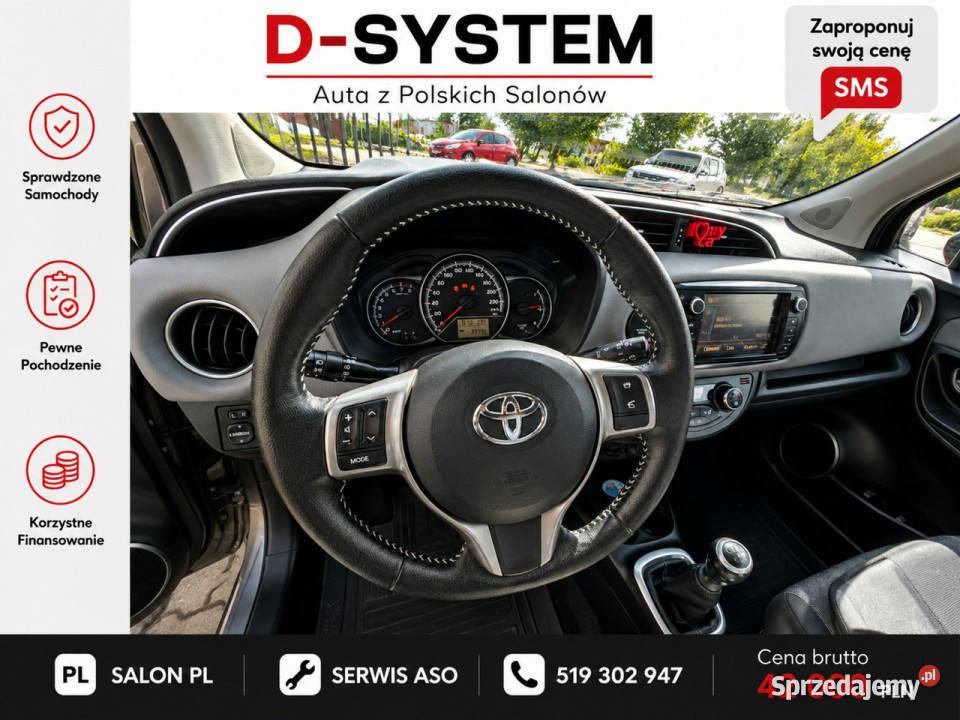 Toyota Yaris 2015 Salon Polska 39 GWARANCJA elektryczne lusterka podlaskie
