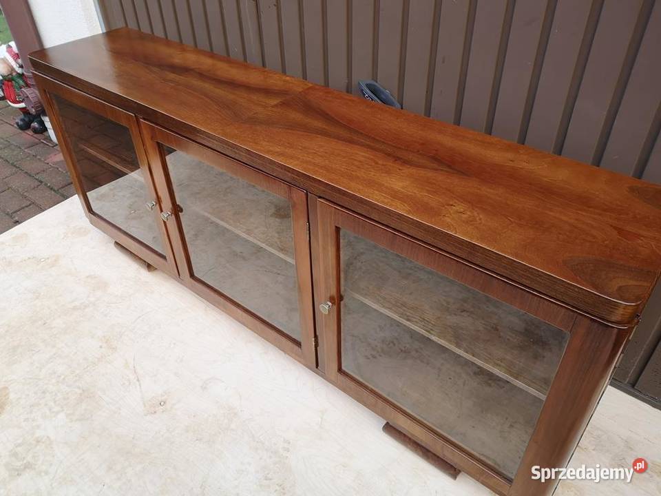 Komoda Szafka RTV ARTDECO Orzech Niska Stara wielkopolskie Swarzędz