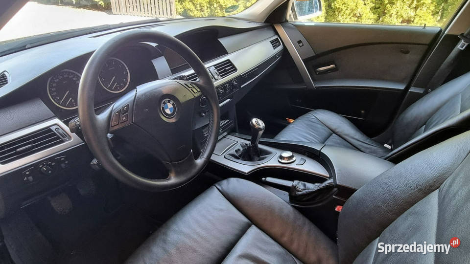 BMW 520 170 Skóry 6 Bieg NAVI GWARANCJA Zakup aluminiowe felgi Płońsk