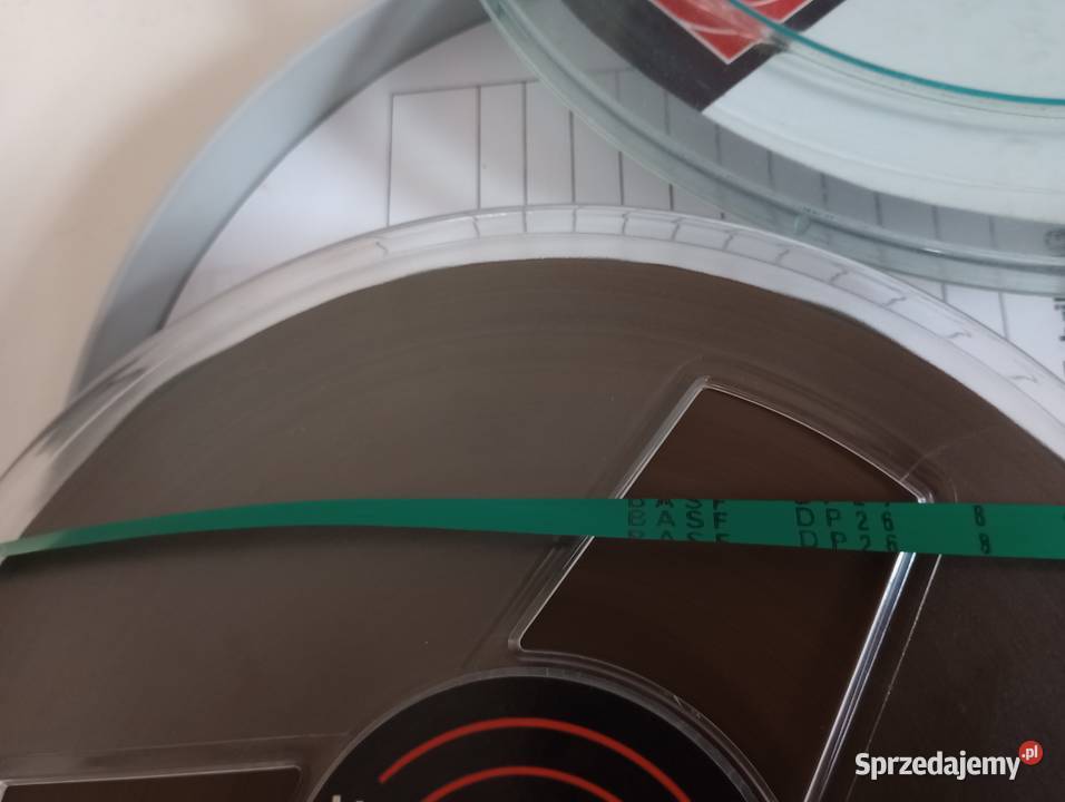 Taśma magnetofonowa w krążku 18 BASFtestowane śląskie Piasek