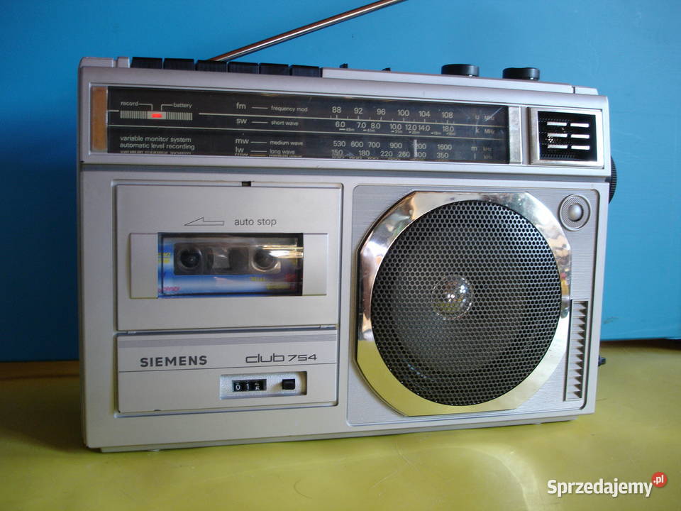 Radiomagnetofon SIEMENS CLUB 754 Zielona Góra