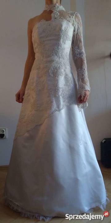 Nowa suknia ślubna koronka unikat sprzedam