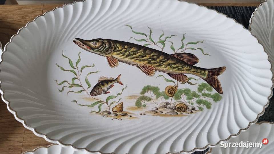 Serwis do ryb Ceramika Francuska Luneville Wola Podłężna