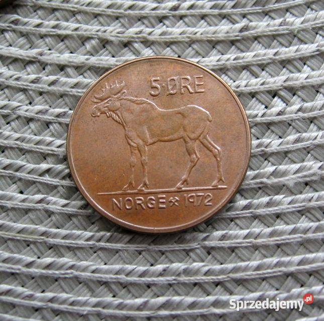 Norwegia 5 Ore 1972r Kalisz