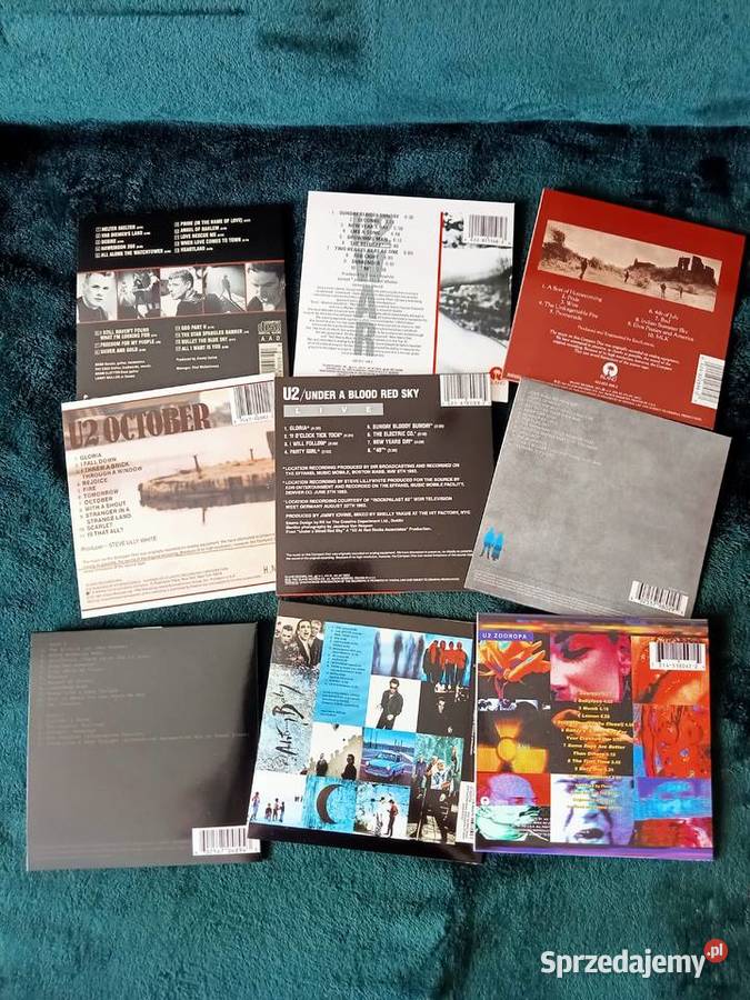 U2 pełna dyskografia box 22 płyty cd nowy folia Ząbki