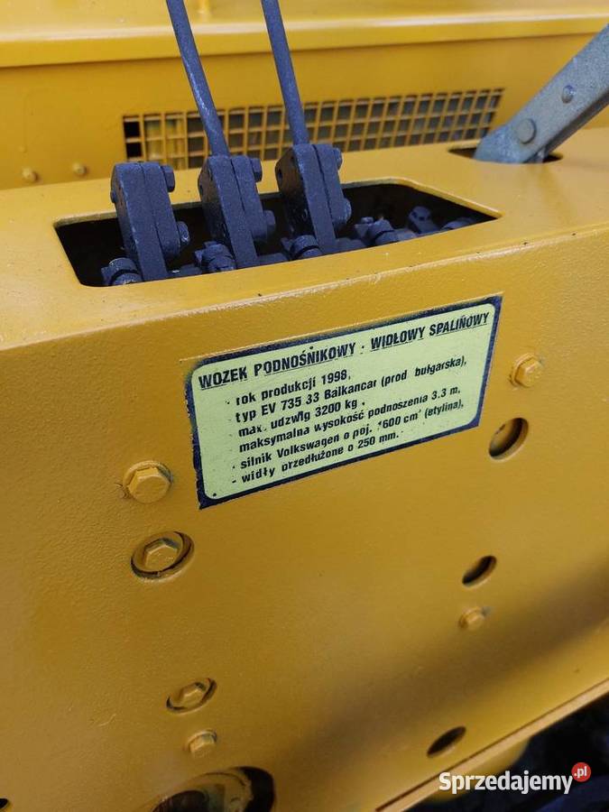 Wózek widłowy bułgar balkancar 32 tony udźwigu łódzkie Sieradz