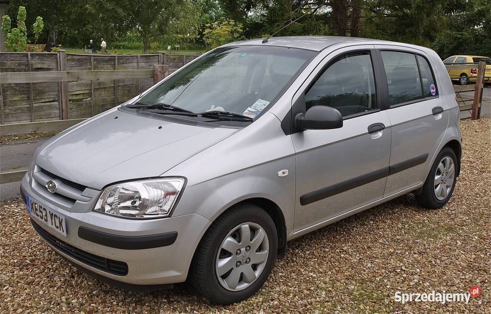 Szyba boczna drzwi błotnika tył Hyundai Getz