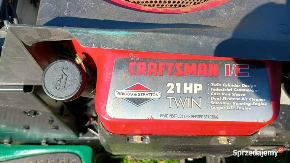 Traktorek kosiarka Craftsman 21 Rzeszów sprzedam