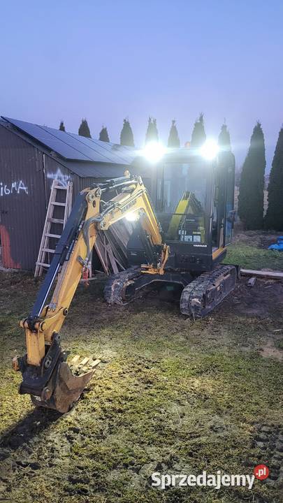 Yanmar SV26 670 mth 3 łyżki w zestawie Stan