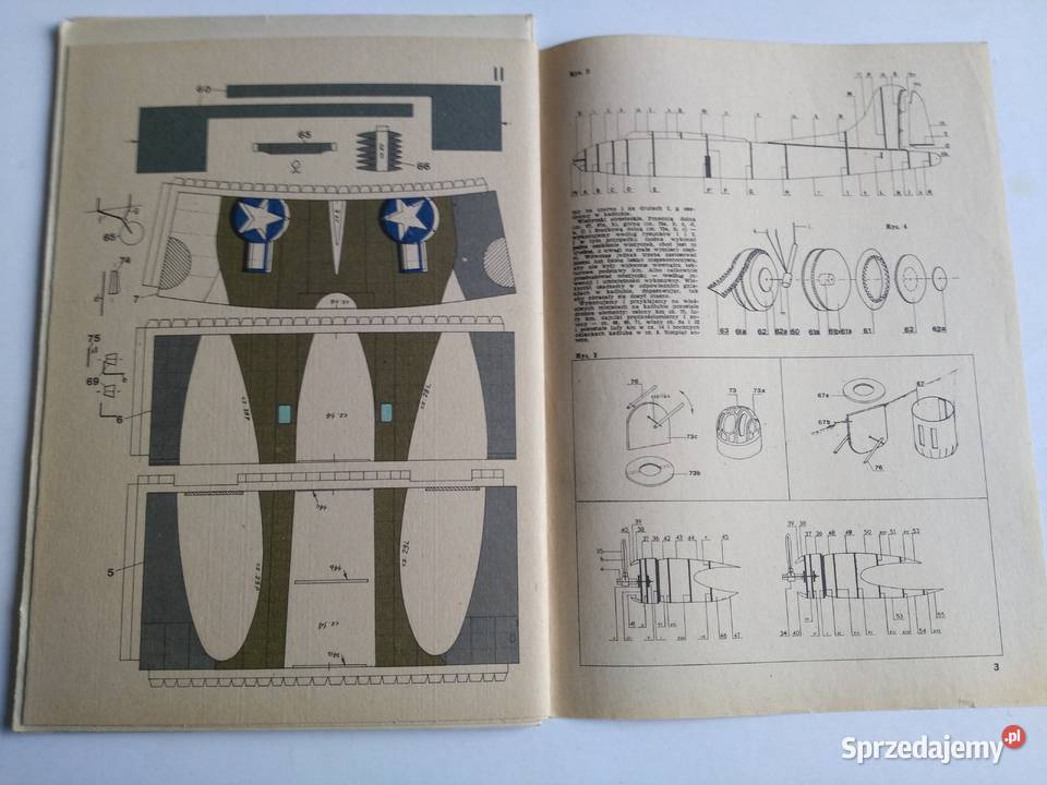 Mały Modelarz 561991 Samolot bombowy Boeing17G śląskie sprzedam