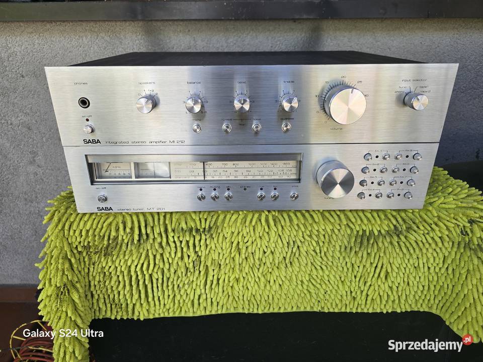 wzmacniacz tuner saba mi212 mt201 vintage Chełm Śląski sprzedam