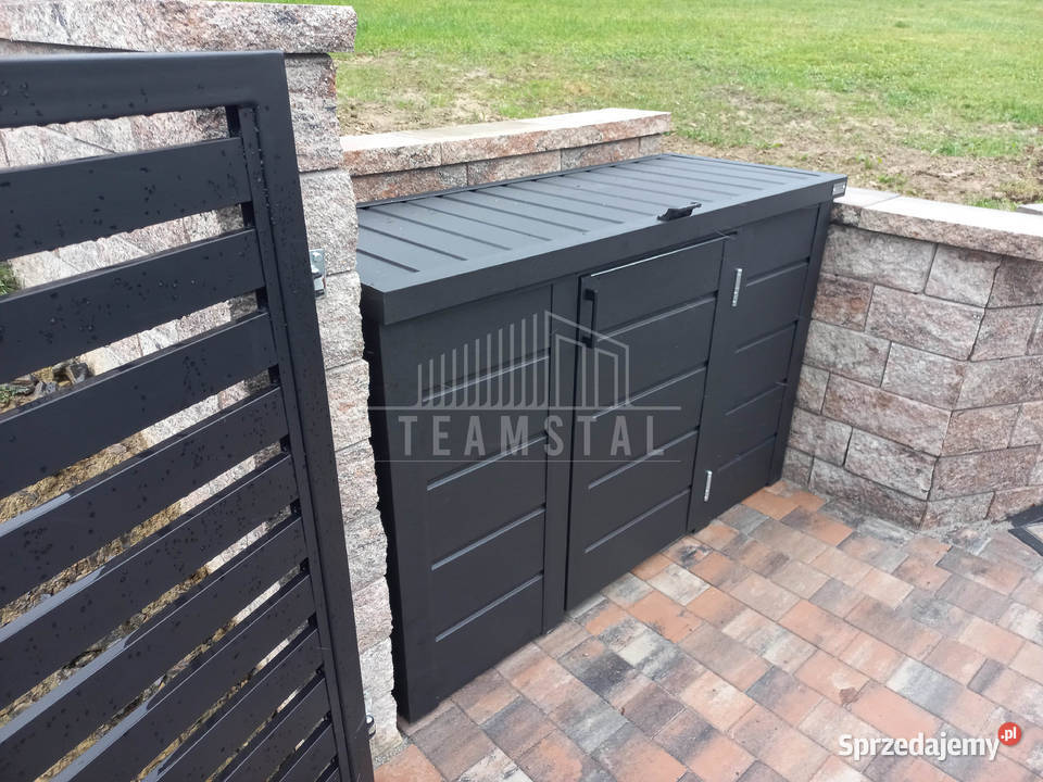 Zabudowa koszy na śmieci obudowa kubłów Altany i wiaty Przasnysz