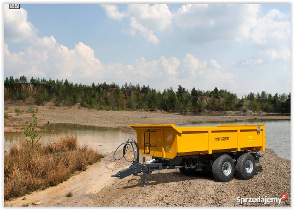 Przyczepa budowlana tandem Pronar przyczepy Nowe Rogóźno