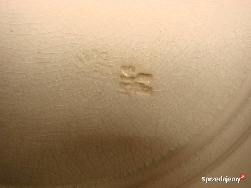 Gustavsberg Norrland porcelanowy talerz Pruszcz Gdański