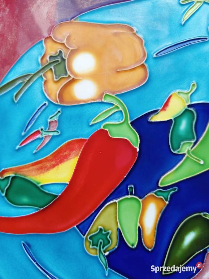 Ceramiczna polichromowana płytka artystyczna Warszawa