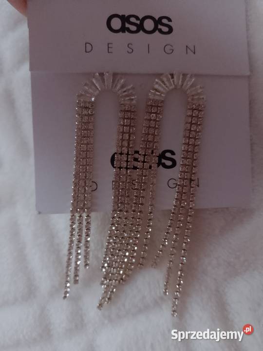ASOS Długie bogato zdobione kolczyki z Londynu Kraków sprzedam