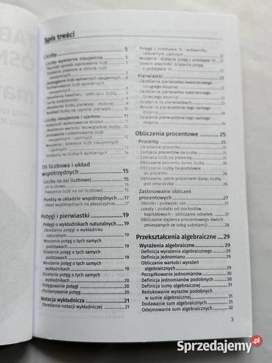 Tablice osmoklasistyJezyk polski i Matematyka lubelskie Lublin sprzedam