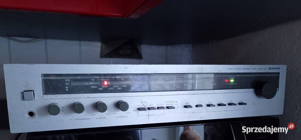 Amplituner UNITRA AIDA AWS 301 przestrojony Amplitunery