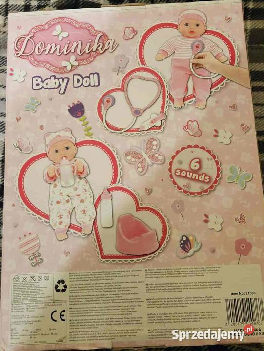 Lalka Dominika z 6 dźwiękami Łódź