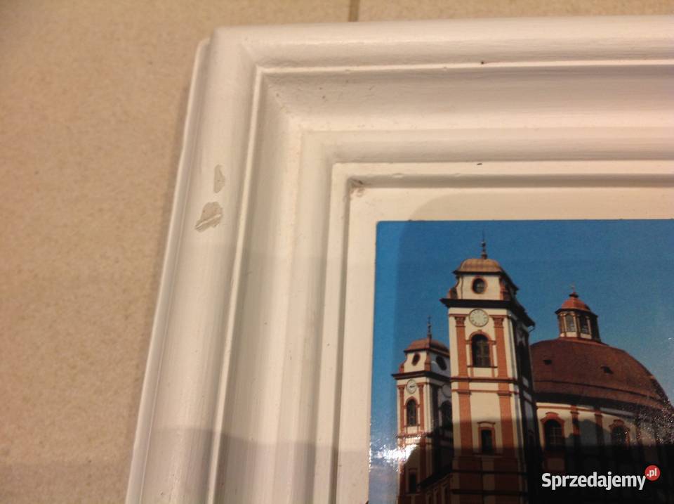 Stare Obrazki w Gipsowej Białej Ramce 2 lata Obrazki i obrazy Nowa Sól