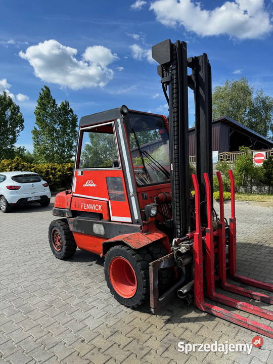 wózek widłowy LINDE H40D DEUTZ diesel bliźniacze