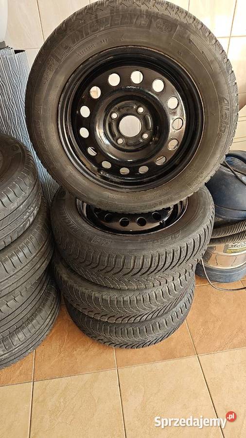 opony zimowe Michelin 185x65x15 felgi stalowe zima Miedziana Góra