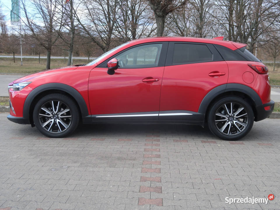 Mazda CX3 20 SkyactivG bordowy dolnośląskie Bielany Wrocławskie