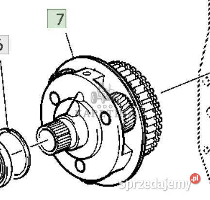 John Deere IVT AUTOPOWER 6820 6920 6920S Zespół Jastrzębniki