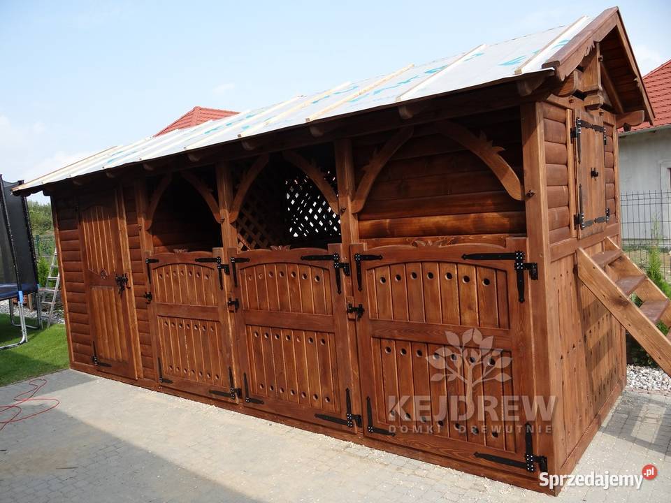 Domek z magazynkiem domek z werandą rekreacyjny Piła Pierwsza