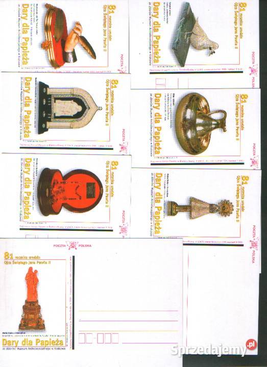 KartOkol 23 Dary Papierz JPawła II 2001