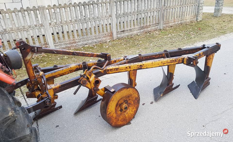 Pług 5skibowy ORYGINAŁ Grudziądz ładny stan nieuszkodzony Pługi Dąbrowa Tarnowska