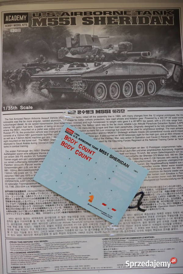 M551 Sheridan Academy 135 Modelarstwo mazowieckie Warszawa