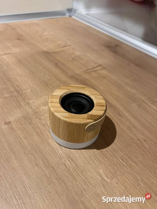 Drewniany głośnik z lampką Allegro sprzedam