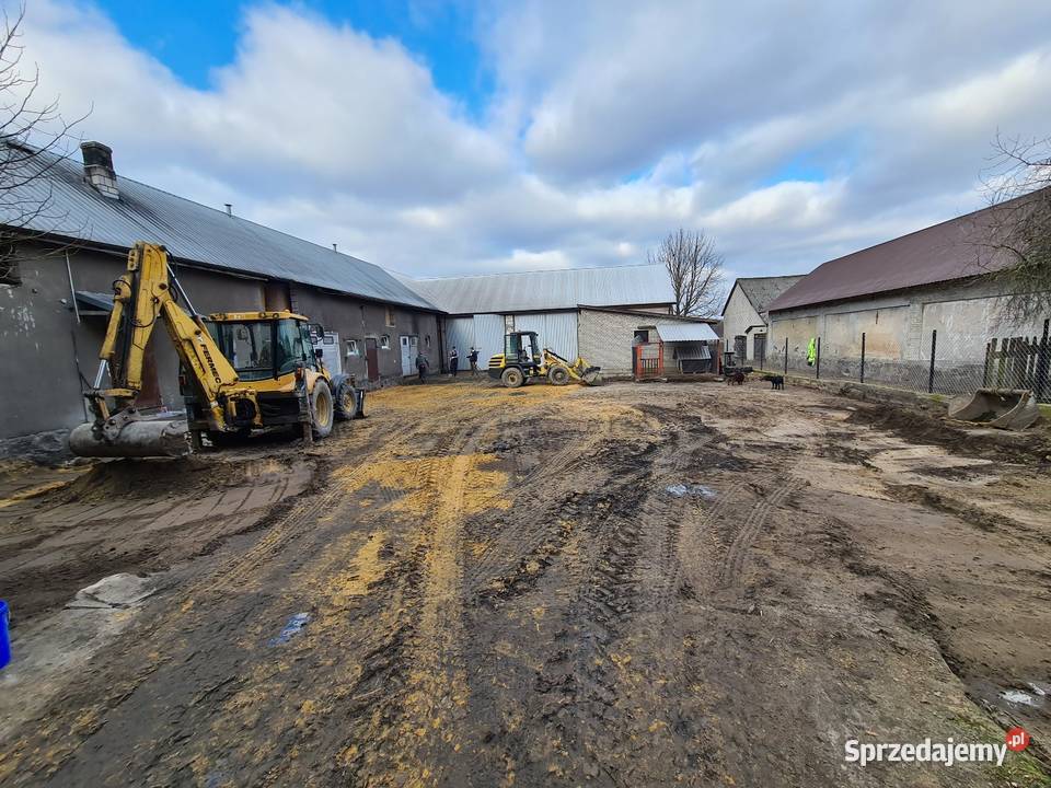 Piach kruszywo ziemia roboty ziemne wykopy Garwolin