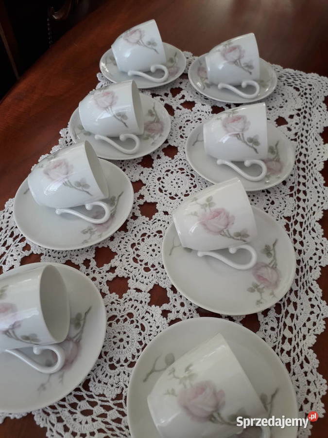 Filiżanki Rosenthale Mocca Porcelana i szkło Kliniska Wielkie