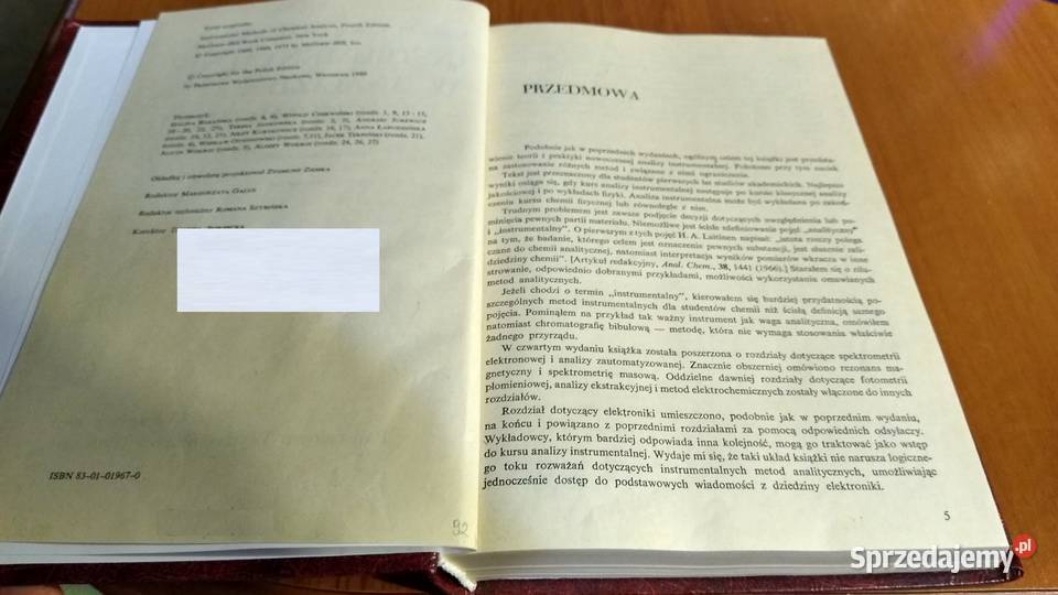 Metody instrumentalne w analizie chemicznej Gdańsk