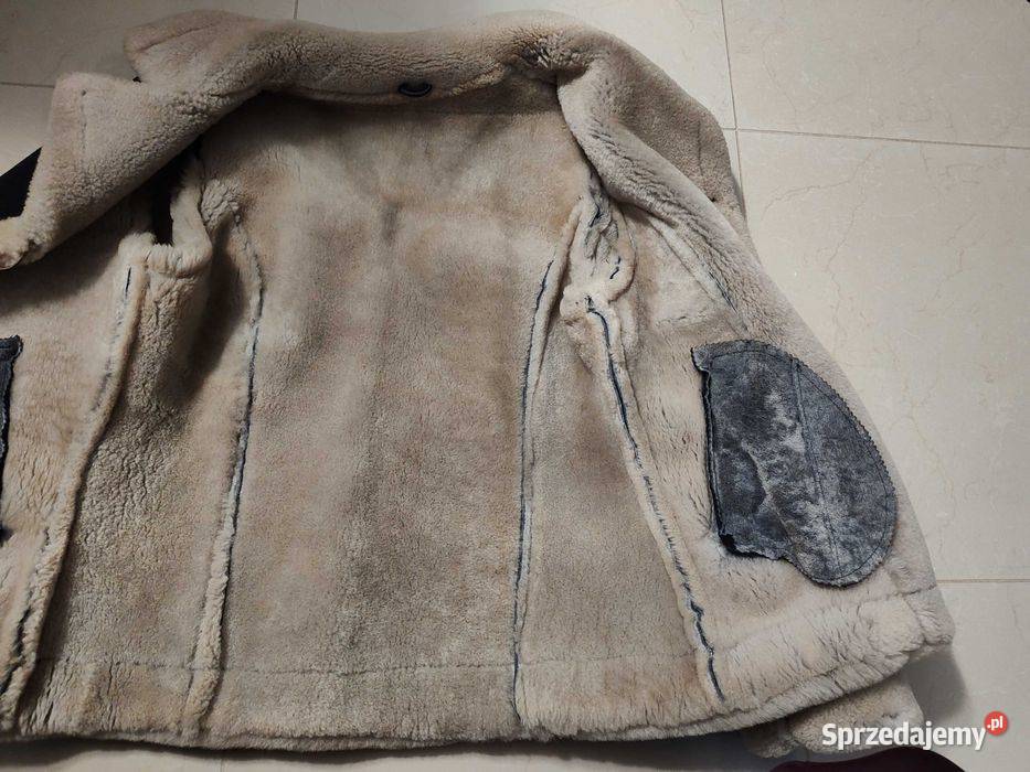 Kożuch damski ze skóry i wełny owczej ML Kryniczno