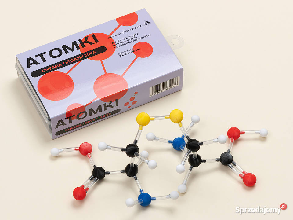 Modele atomów CHEMIA ORGANICZNA szkoła podst 200 Warszawa