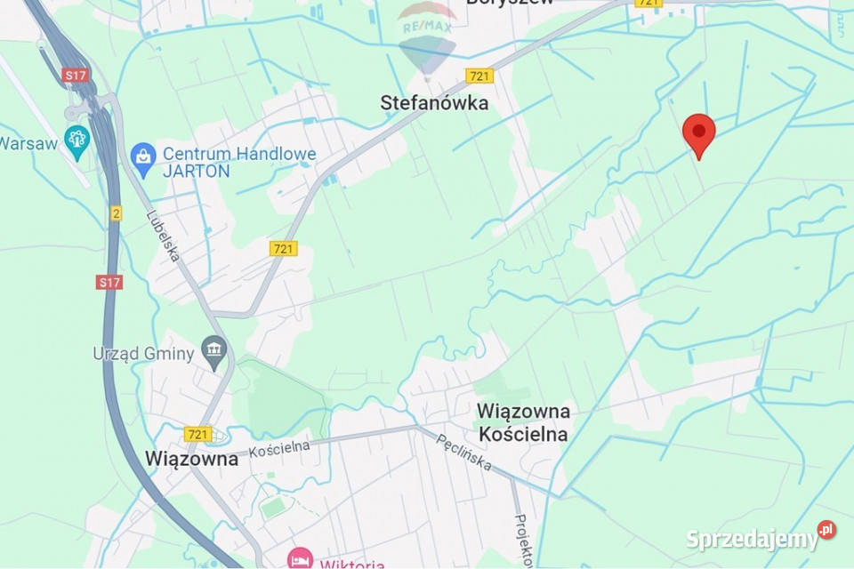 Działka z wydanymi warunkami zabudowy w Sprzedaż Wiązowna Kościelna sprzedam