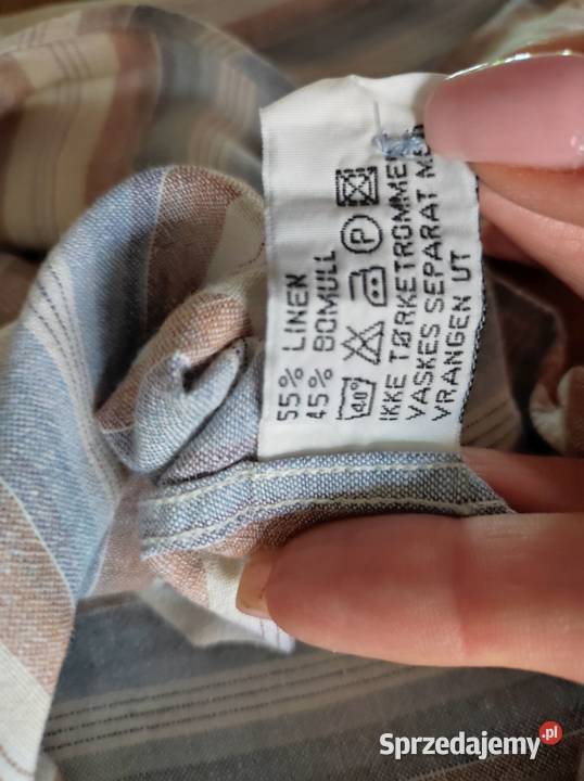 letnia lniana przewiewna koszula oddychająca na Odzież damska
