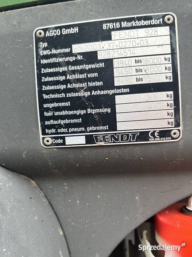 FEND 930 VARIO Kurznie