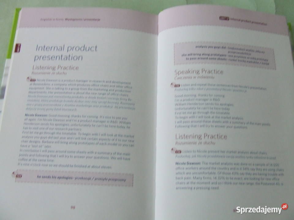 Angielski w firmie Wystąpienia Angielski CD twarda dolnośląskie Oborniki Śląskie